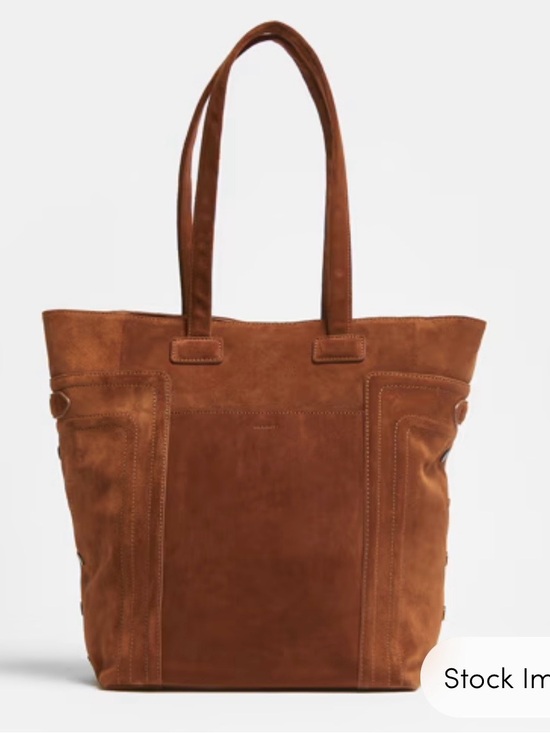 Hammitt Handbags - Hammitt Otis Tote Mahogany Suede/Bronze